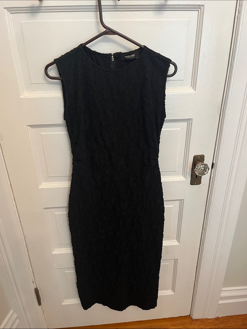 Rachel Comey Black Sleeveless Lace Midi Dress - Picture 7 of 11